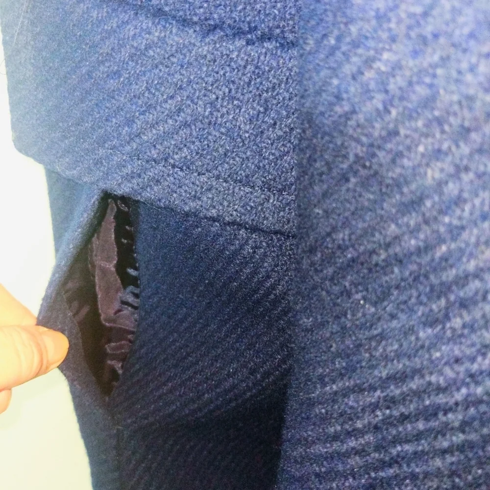 True vintage late 1960s 1970s pea coat - Picture 7 of 11